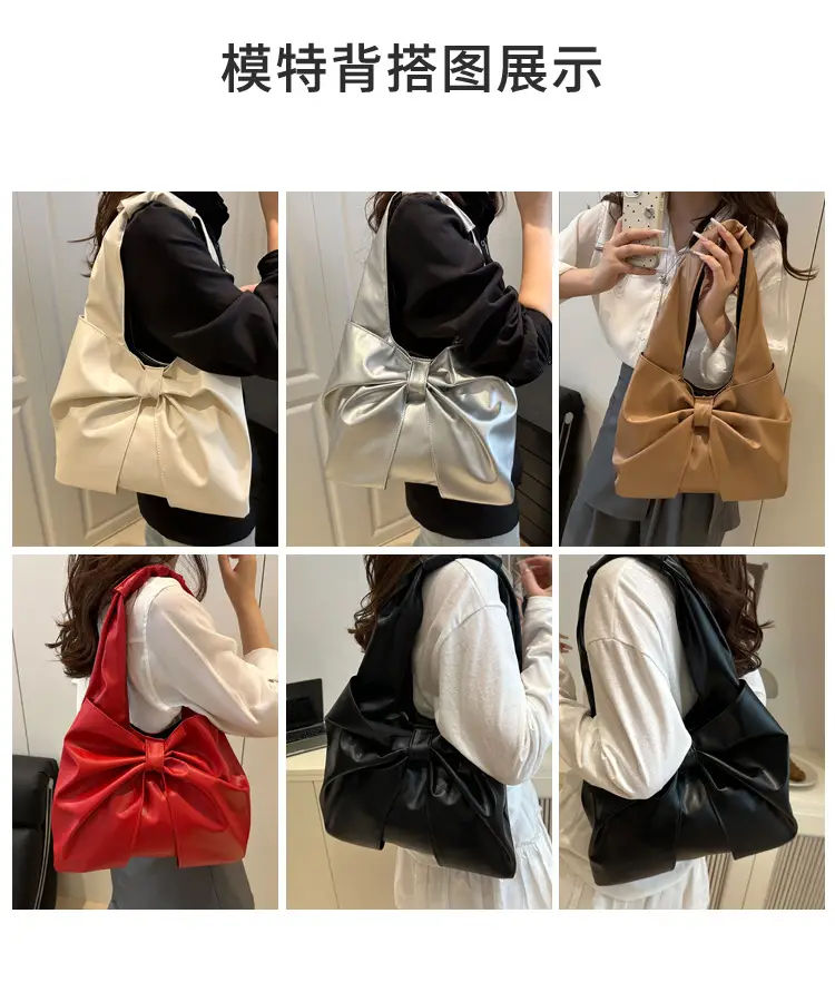 Korean Style Bow Bag for Women 2025 Casual Tote — feature 6