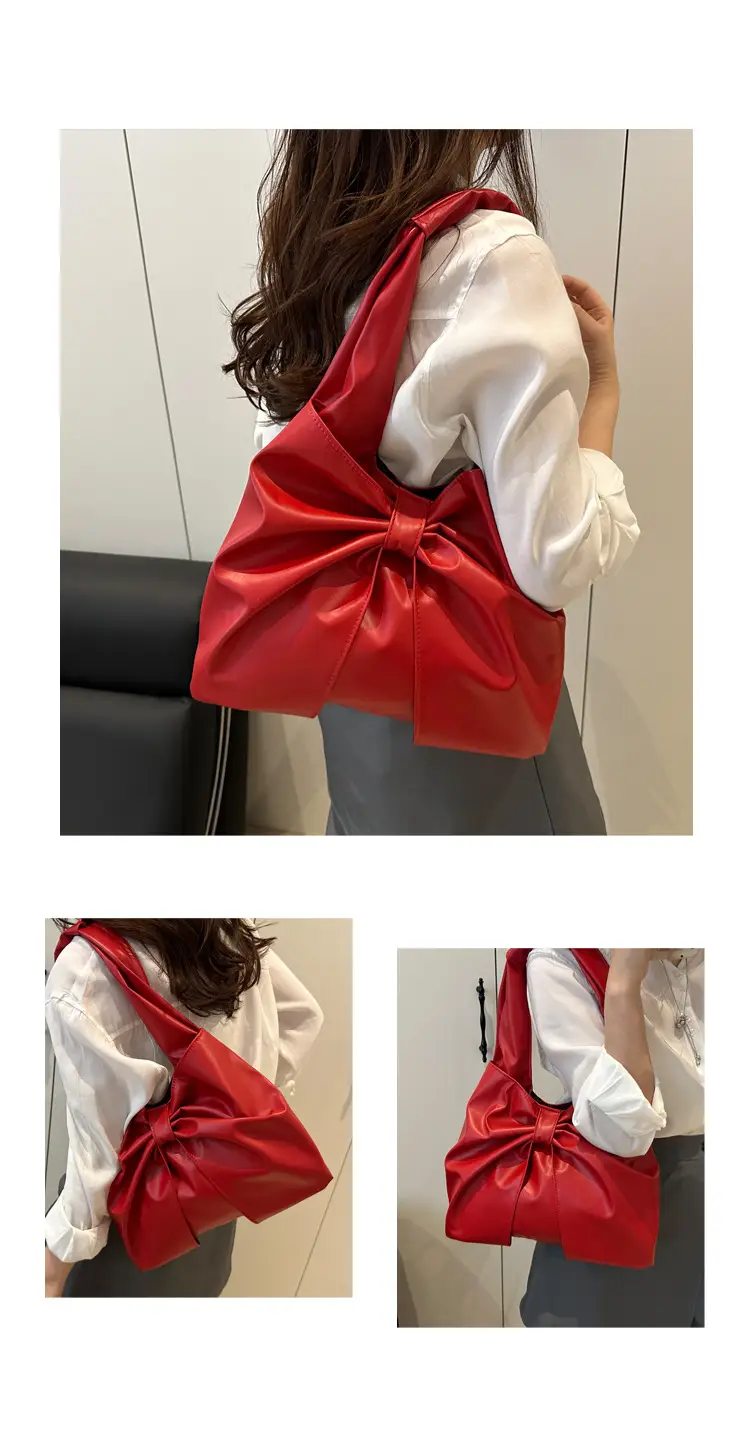 Korean Style Bow Bag for Women 2025 Casual Tote — feature 8