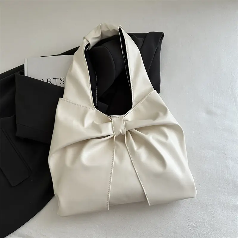 Korean Style Bow Bag for Women 2025 Casual Tote