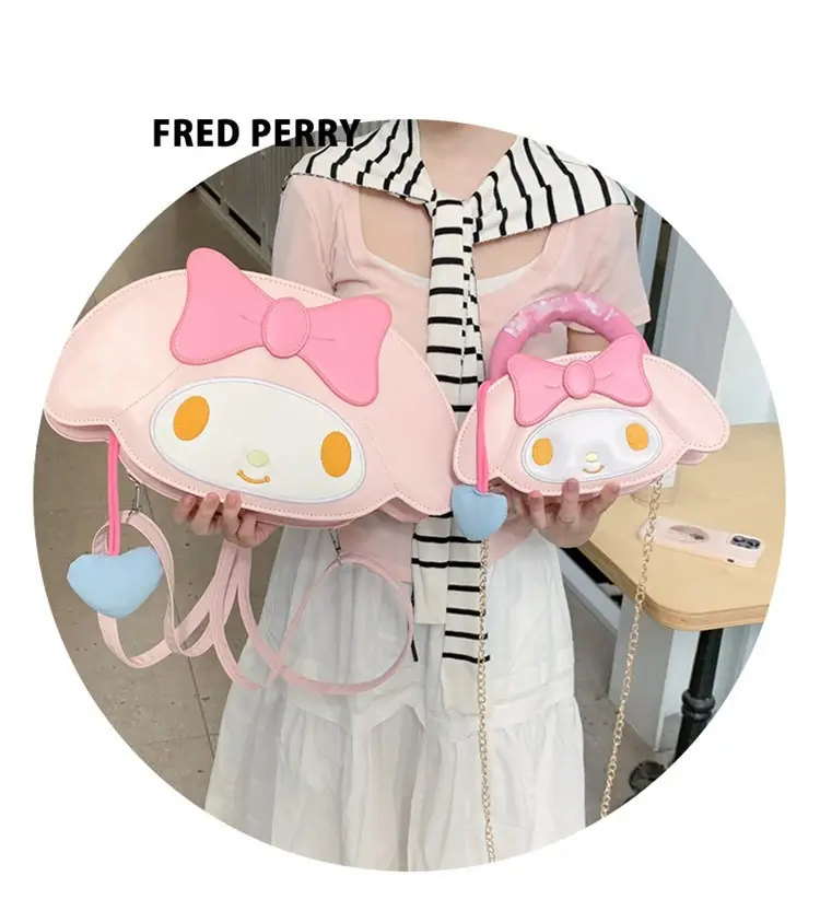 Cute Cartoon Girl Heart Purse Shoulder Crossbody Bag — feature 14