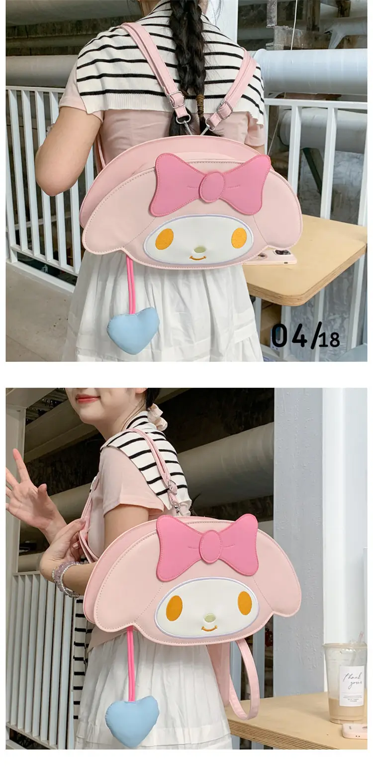 Cute Cartoon Girl Heart Purse Shoulder Crossbody Bag — feature 16