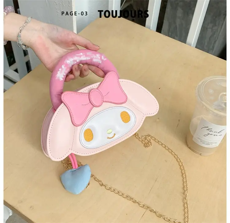 Cute Cartoon Girl Heart Purse Shoulder Crossbody Bag — feature 19