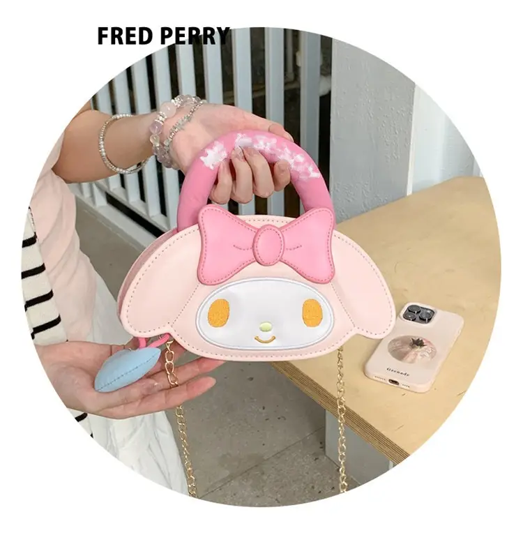 Cute Cartoon Girl Heart Purse Shoulder Crossbody Bag — feature 20