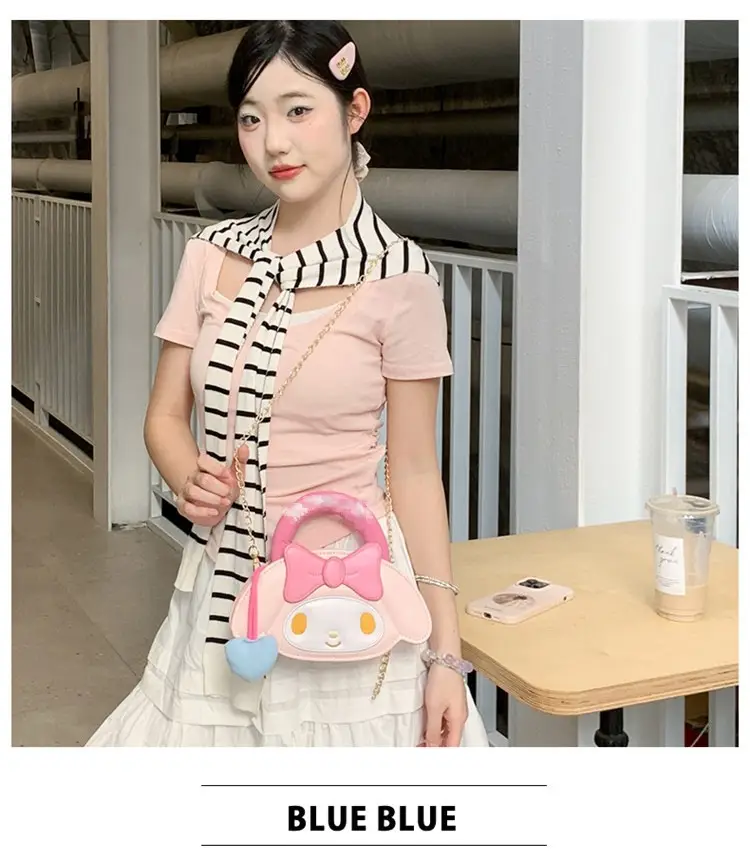 Cute Cartoon Girl Heart Purse Shoulder Crossbody Bag — feature 21
