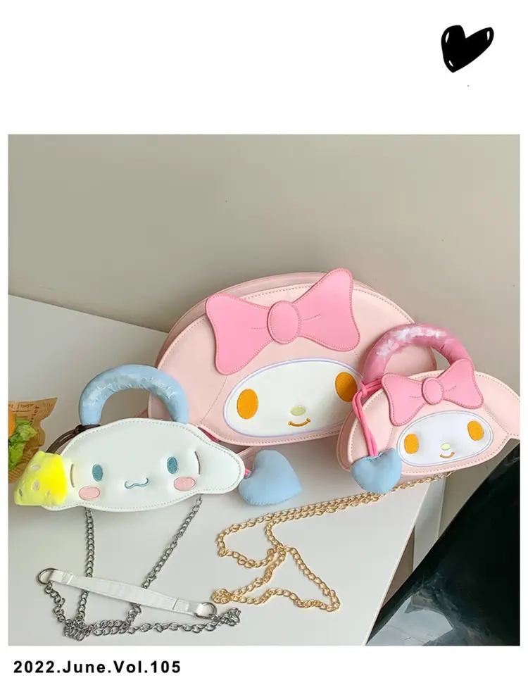 Cute Cartoon Girl Heart Purse Shoulder Crossbody Bag — feature 28
