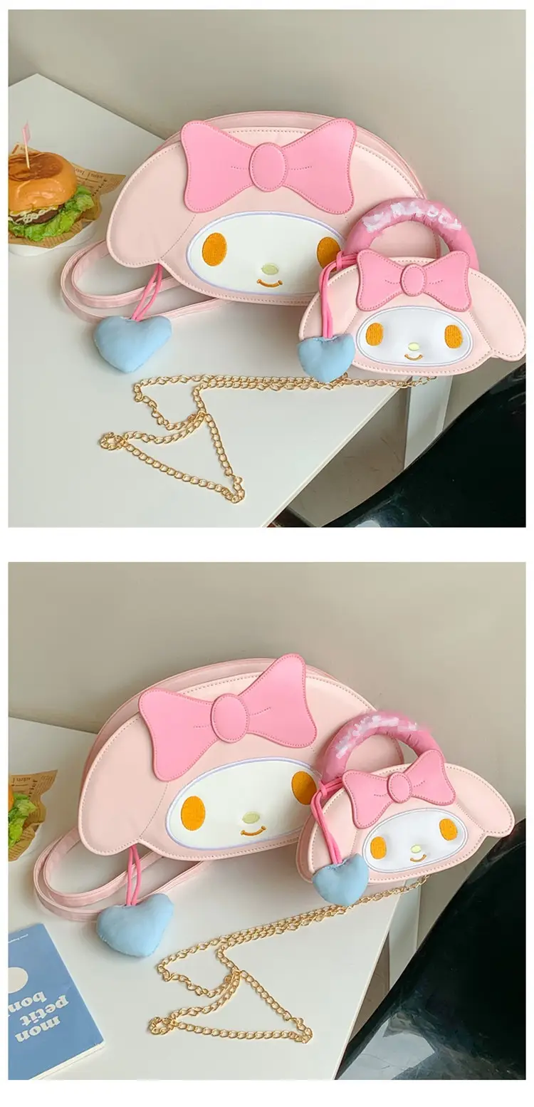 Cute Cartoon Girl Heart Purse Shoulder Crossbody Bag — feature 29