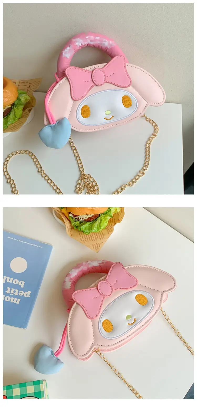 Cute Cartoon Girl Heart Purse Shoulder Crossbody Bag — feature 34