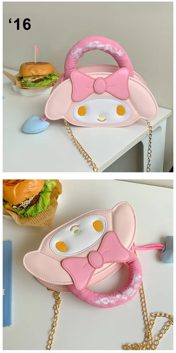 Cute Cartoon Girl Heart Purse Shoulder Crossbody Bag — feature 35