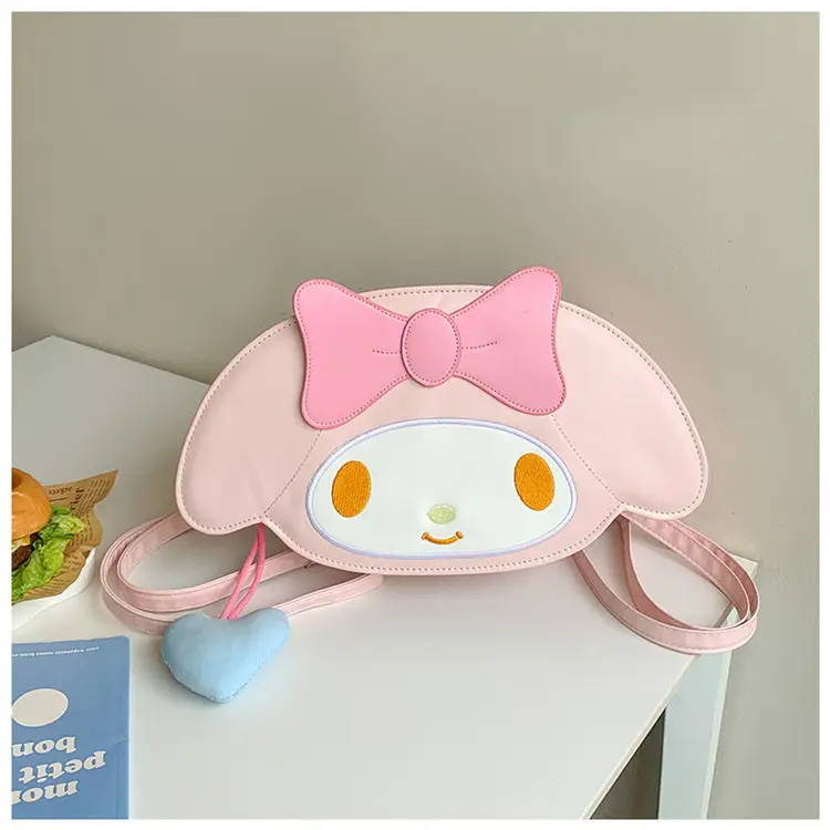 Cute Cartoon Girl Heart Purse Shoulder Crossbody Bag — feature 36
