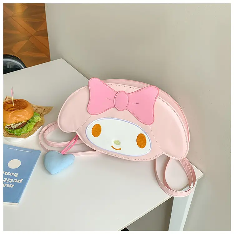 Cute Cartoon Girl Heart Purse Shoulder Crossbody Bag — feature 37