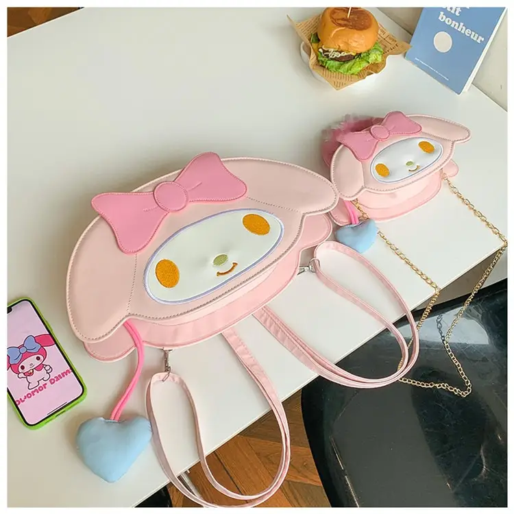 Cute Cartoon Girl Heart Purse Shoulder Crossbody Bag — feature 41