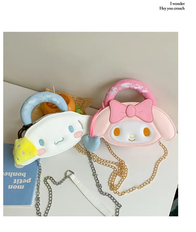 Cute Cartoon Girl Heart Purse Shoulder Crossbody Bag — feature 5