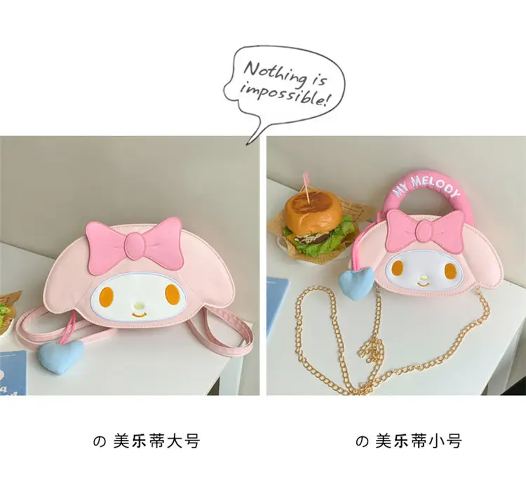 Cute Cartoon Girl Heart Purse Shoulder Crossbody Bag — feature 8