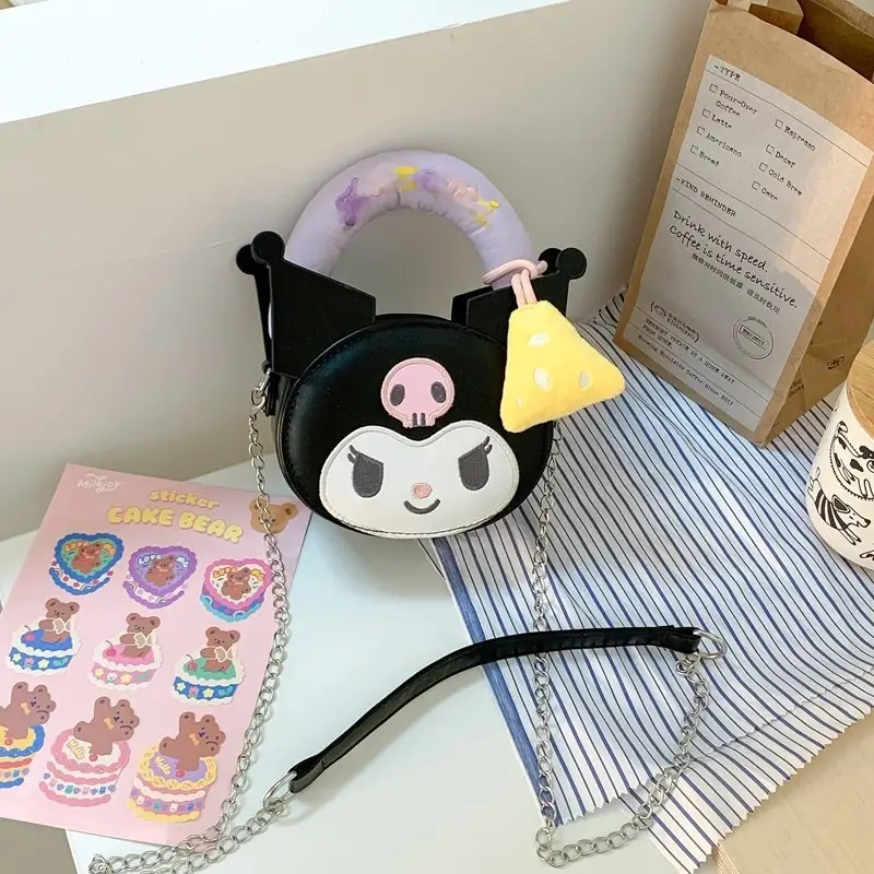 Cute Cartoon Girl Heart Purse Shoulder Crossbody Bag - Image 3