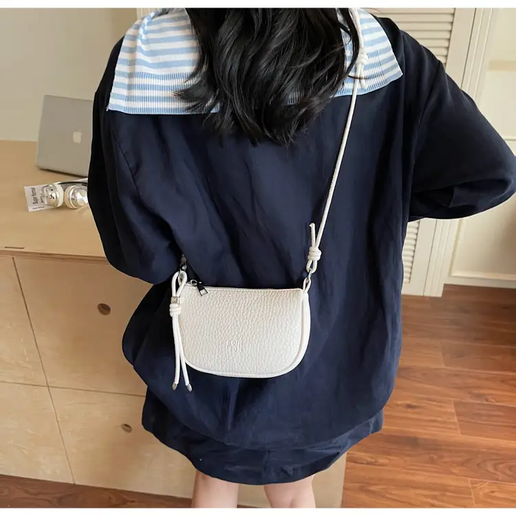 Women Pebbled Shoulder Bag Yellow 2025 Summer — feature 16