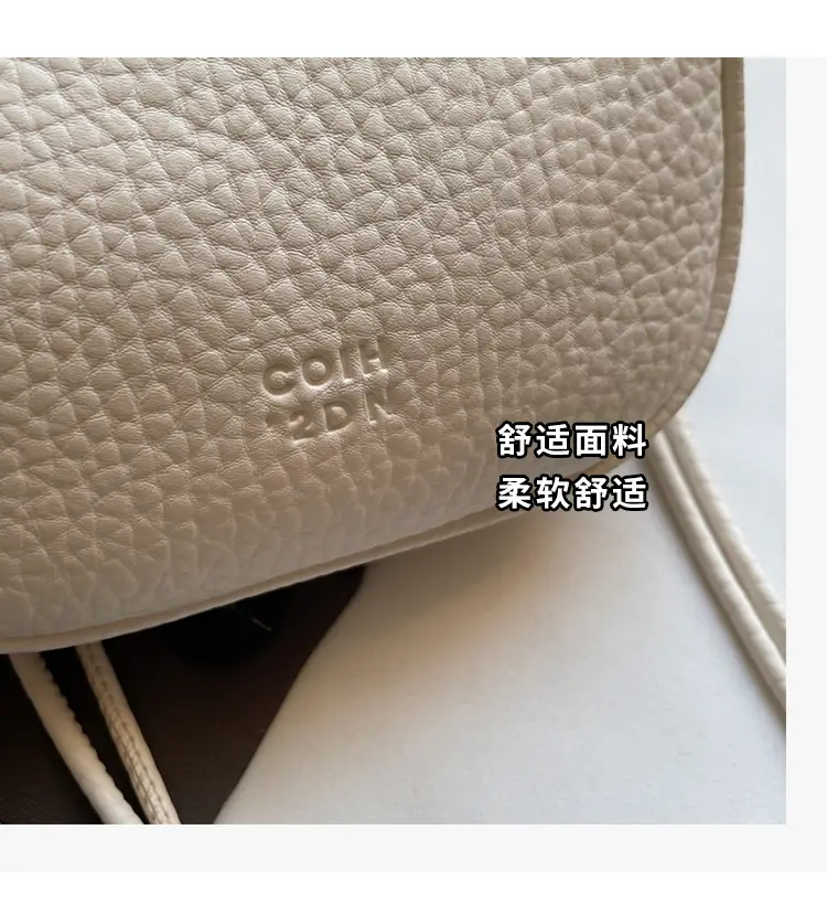 Women Pebbled Shoulder Bag Yellow 2025 Summer — feature 3