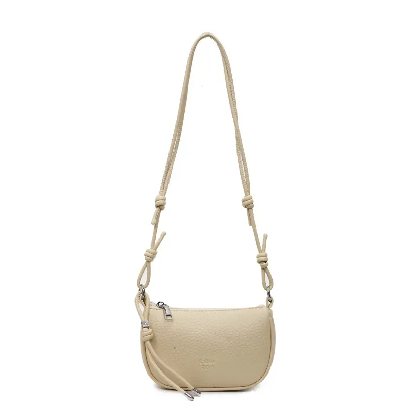 Women Pebbled Shoulder Bag Yellow 2025 Summer