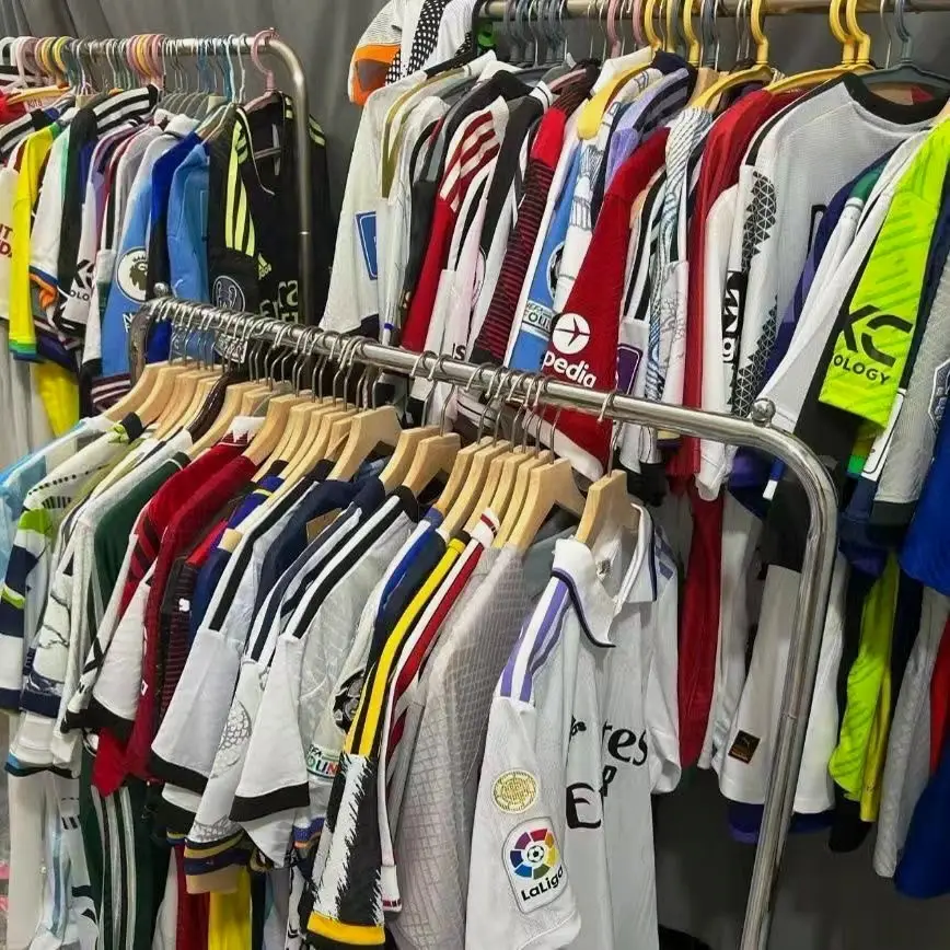 Jersey Blind Box Football Jersey Fan Version Top Short-Sleeved Player Version Broken Code Processing Football Jersey