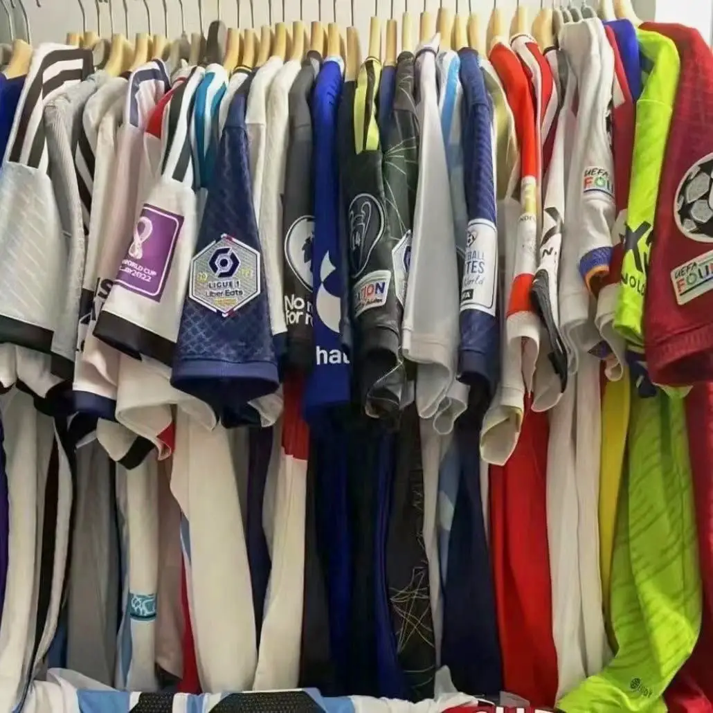 Jersey Blind Box Football Jersey Fan Version Top Short-Sleeved Player Version Broken Code Processing Football Jersey