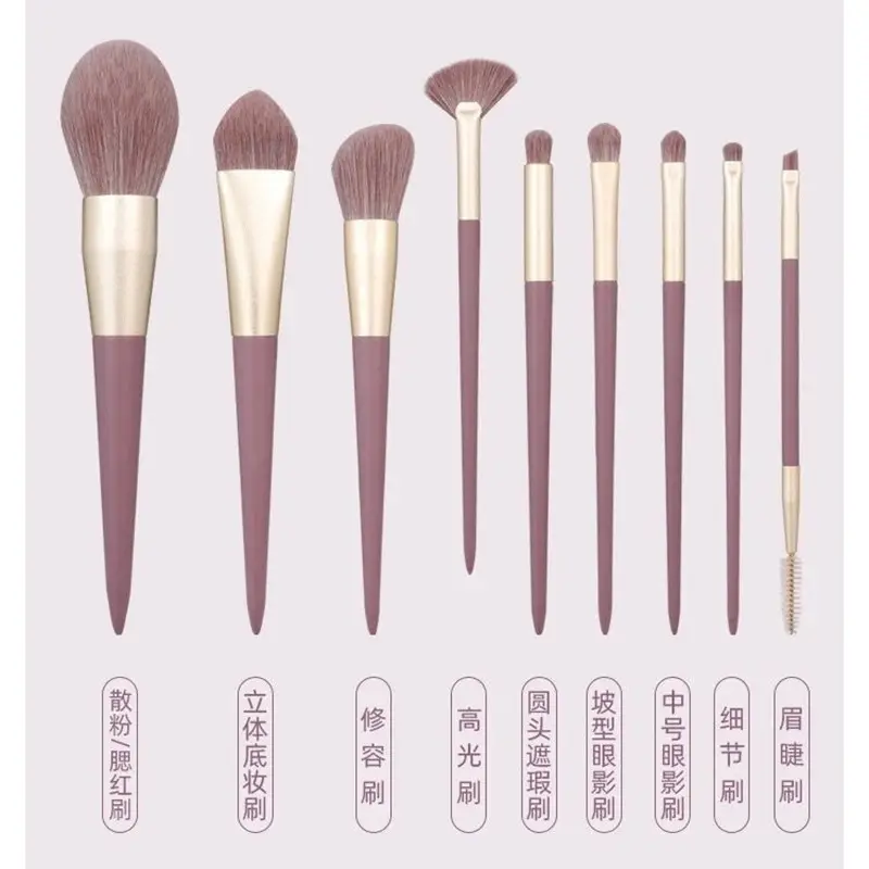 Cangzhou Makeup Brush Set 12 Pcs Portable Eyeshadow Foundation Brush - Image 11
