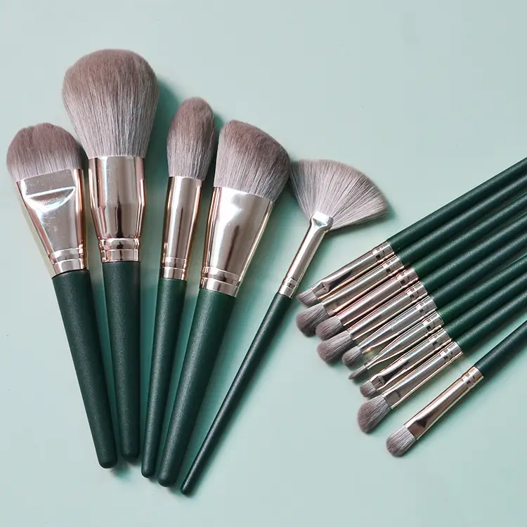 Cangzhou Makeup Brush Set 12 Pcs Portable Eyeshadow Foundation Brush - Image 6