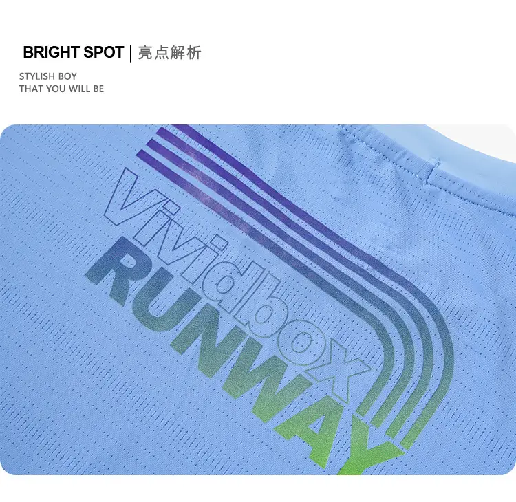 Kids Light Blue T-Shirt with WB Logo — feature 4