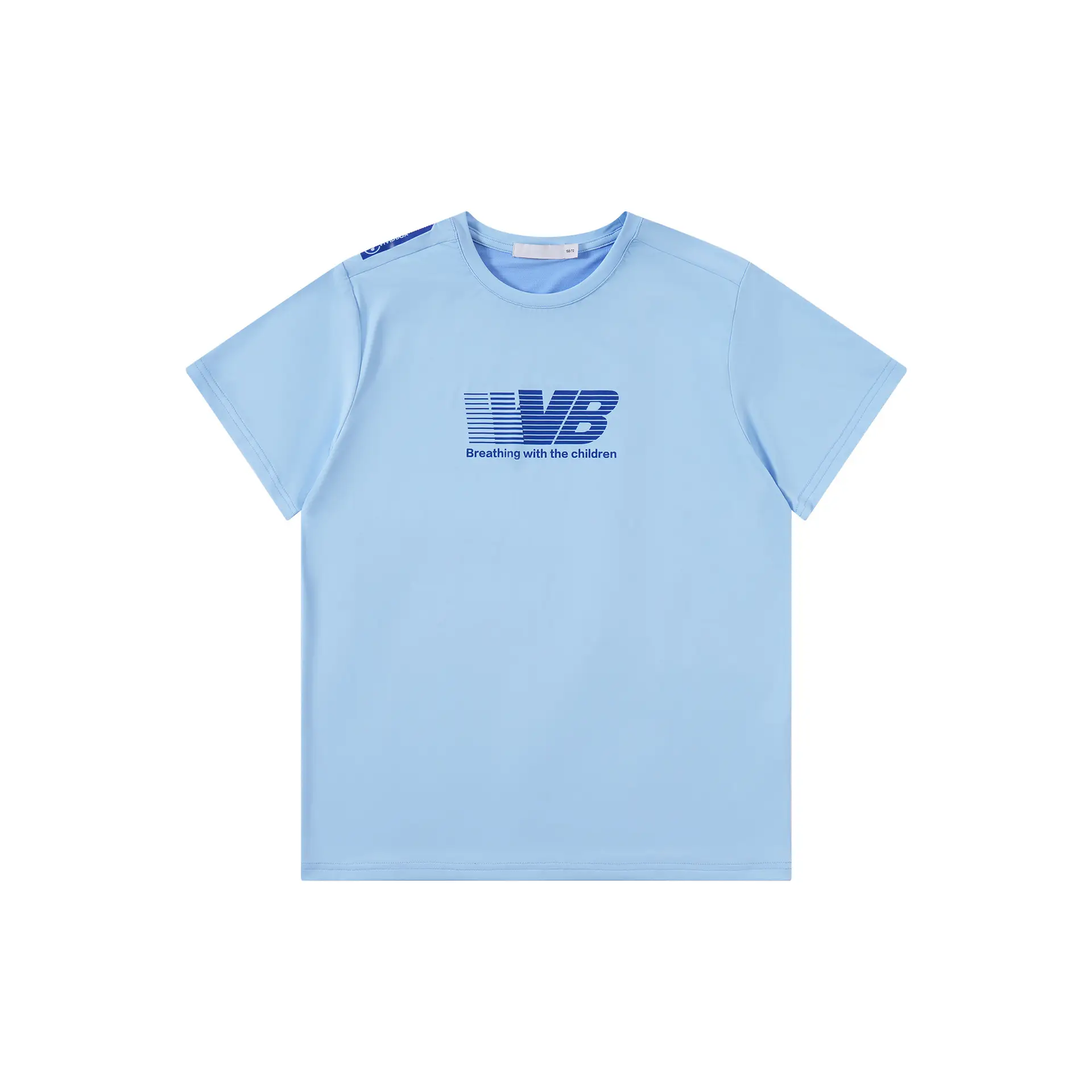 Kids Light Blue T-Shirt with WB Logo - Image 4