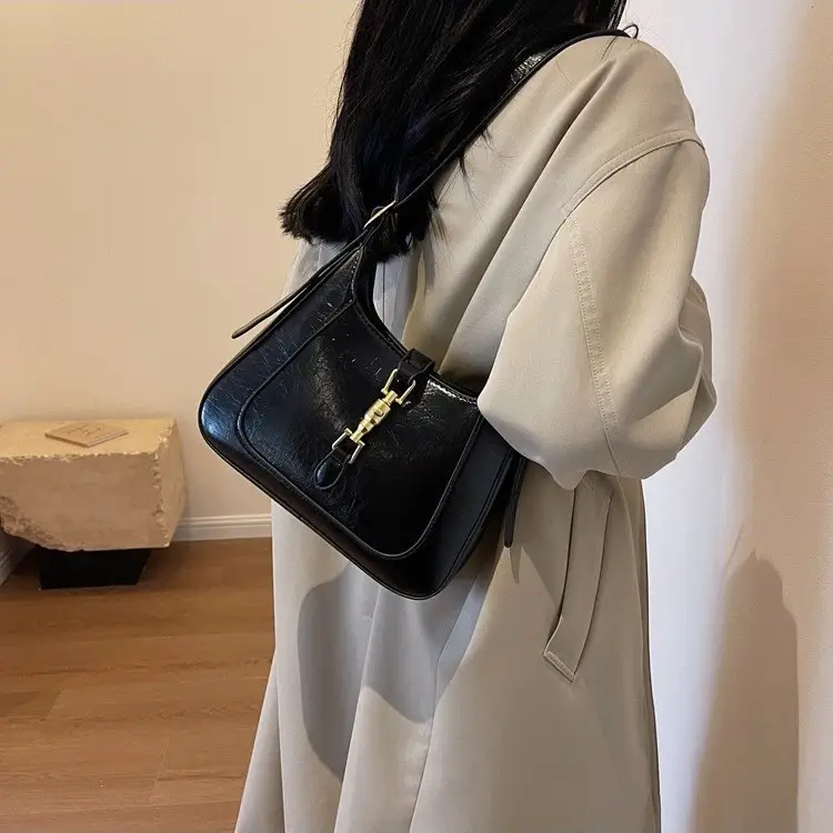 Retro Brown Shoulder Bag 2025 New - Image 8