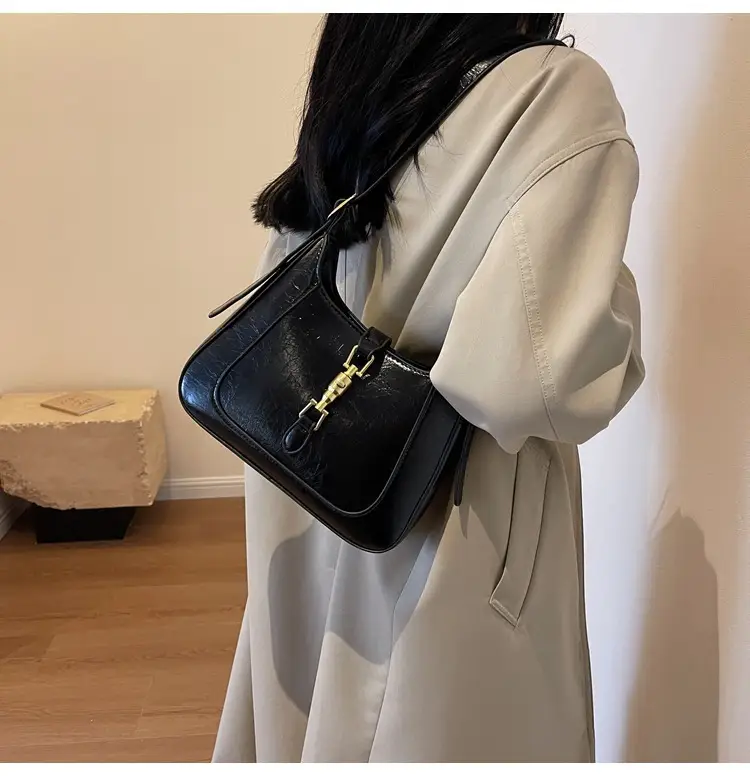 Retro Brown Shoulder Bag 2025 New — feature 17
