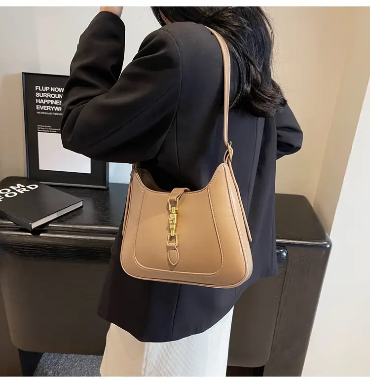 Retro Brown Shoulder Bag 2025 New — feature 19