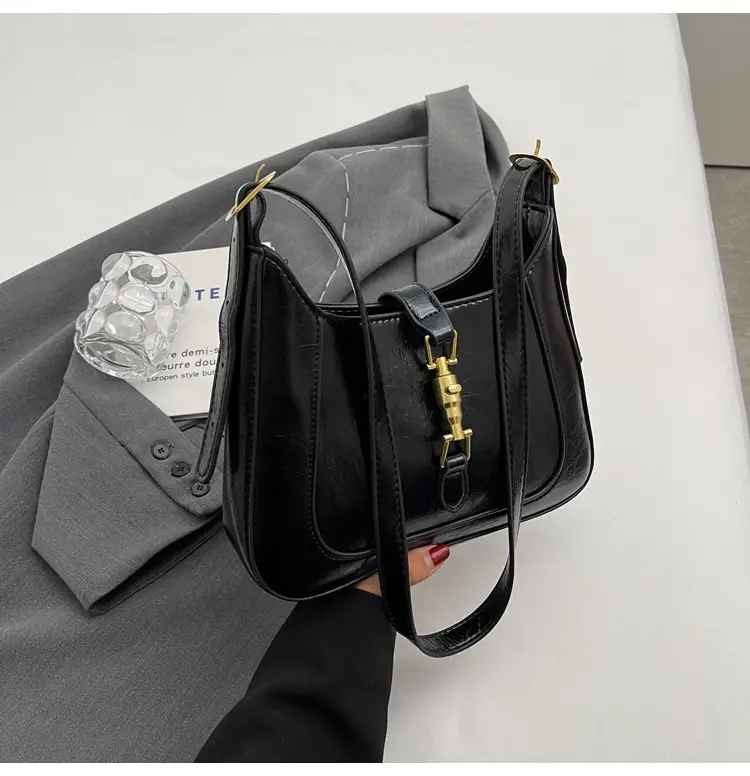 Retro Brown Shoulder Bag 2025 New — feature 24