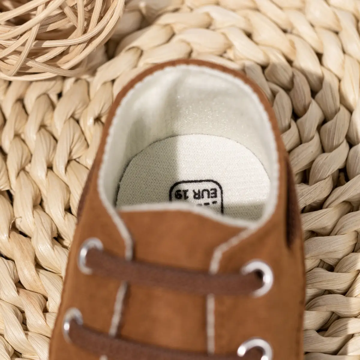 Baby Slip-On Shoes Brown Polka Dot 0-1Yr — feature 12
