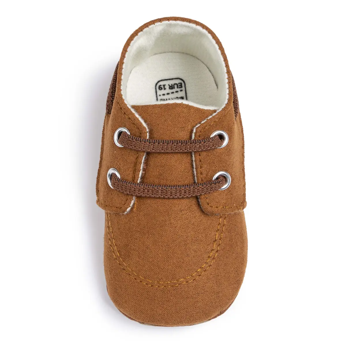 Baby Slip-On Shoes Brown Polka Dot 0-1Yr — feature 16