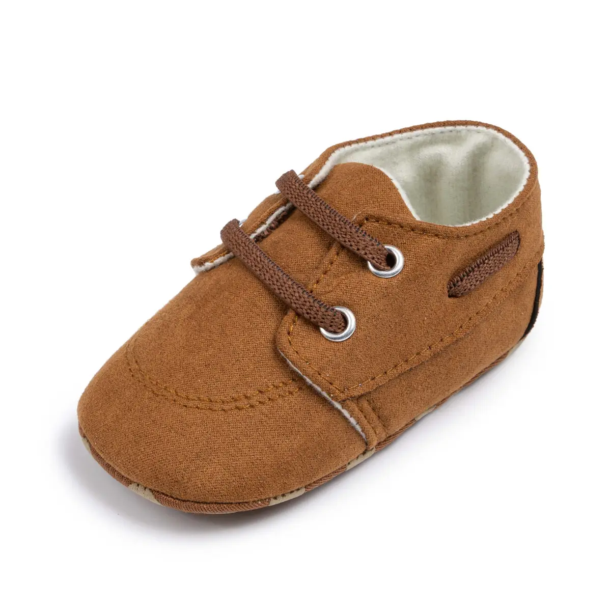 Baby Slip-On Shoes Brown Polka Dot 0-1Yr — feature 18