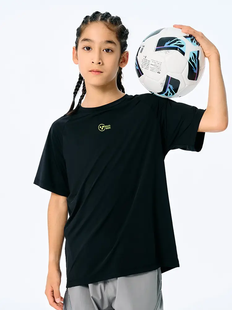 Kids Cotton T-Shirt Beige Short Sleeve Summer Wear - Image 6