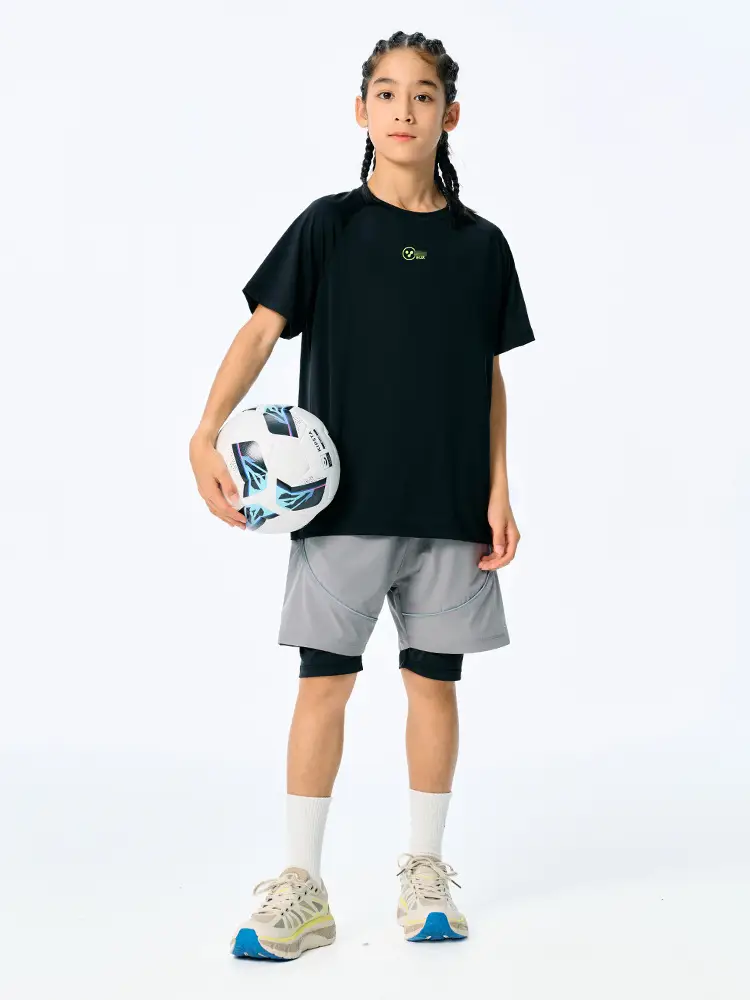 Kids Cotton T-Shirt Beige Short Sleeve Summer Wear - Image 8