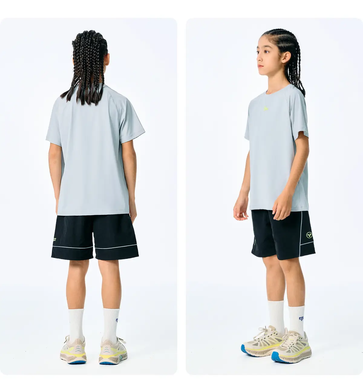 Kids Cotton T-Shirt Beige Short Sleeve Summer Wear — feature 14
