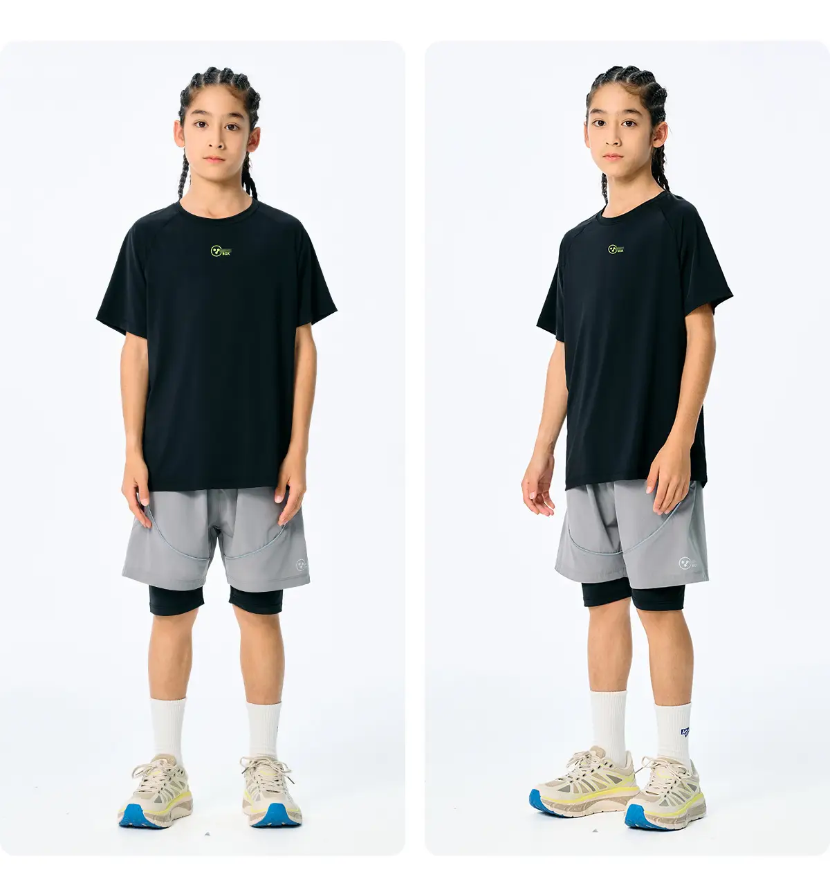 Kids Cotton T-Shirt Beige Short Sleeve Summer Wear — feature 28
