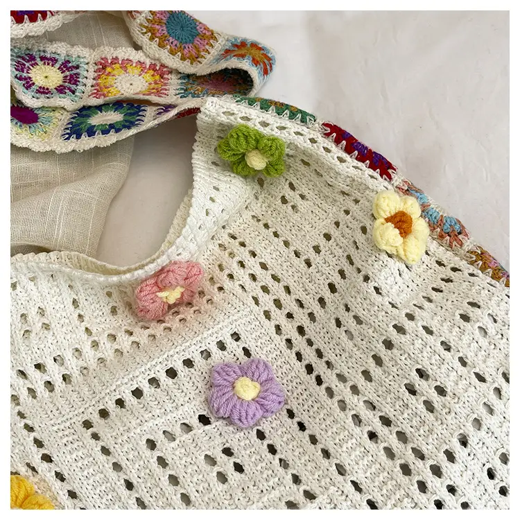 Korean Style Hollow Flower Shoulder Bag for Women — feature 27