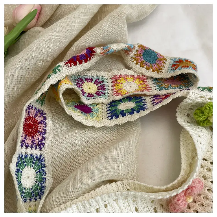 Korean Style Hollow Flower Shoulder Bag for Women — feature 28