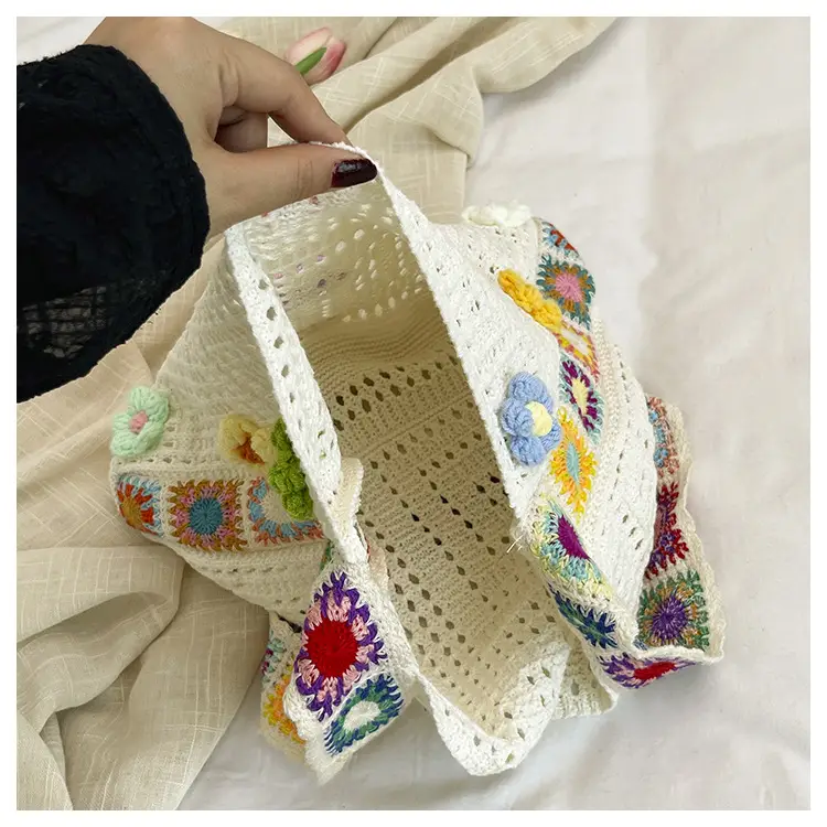 Korean Style Hollow Flower Shoulder Bag for Women — feature 30