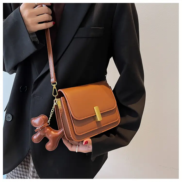 Women Crossbody Bag Brown Leather 2026 Summer — feature 17