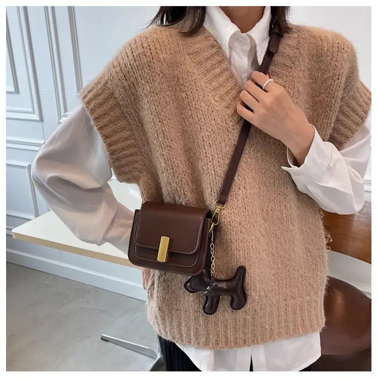 Women Crossbody Bag Brown Leather 2026 Summer — feature 24