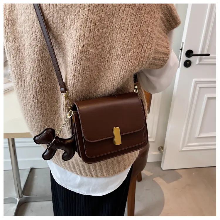 Women Crossbody Bag Brown Leather 2026 Summer — feature 27