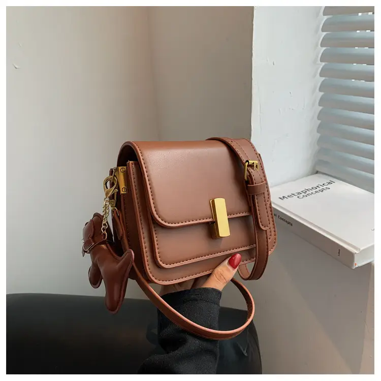 Women Crossbody Bag Brown Leather 2026 Summer — feature 33