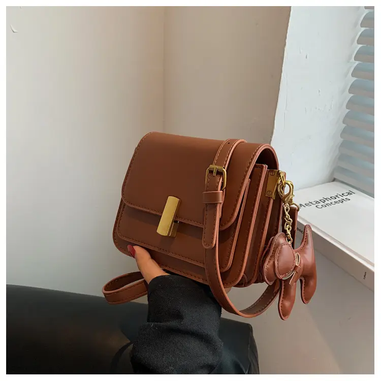 Women Crossbody Bag Brown Leather 2026 Summer — feature 34