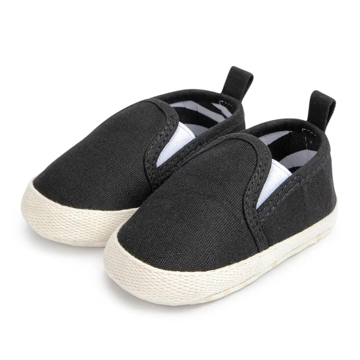 White Checkered Baby Sneakers for Boys 0-1Yr