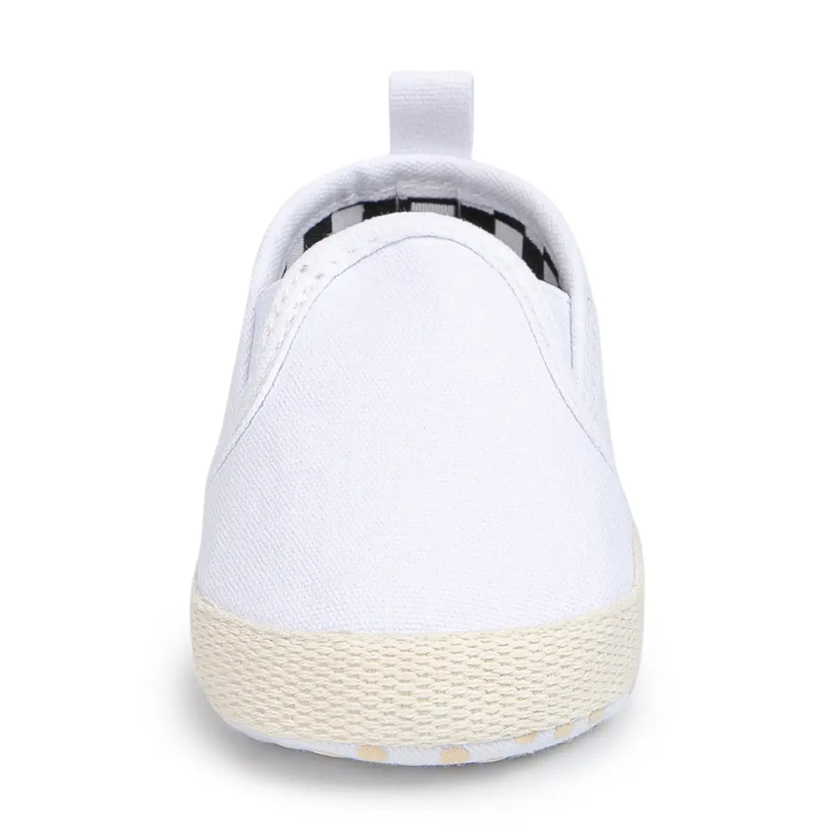 White Checkered Baby Sneakers for Boys 0-1Yr — feature 7