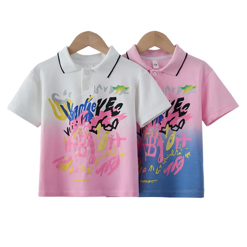 Children's Pink Graphic Pure Cotton T-Shirt 2025 - Image 5