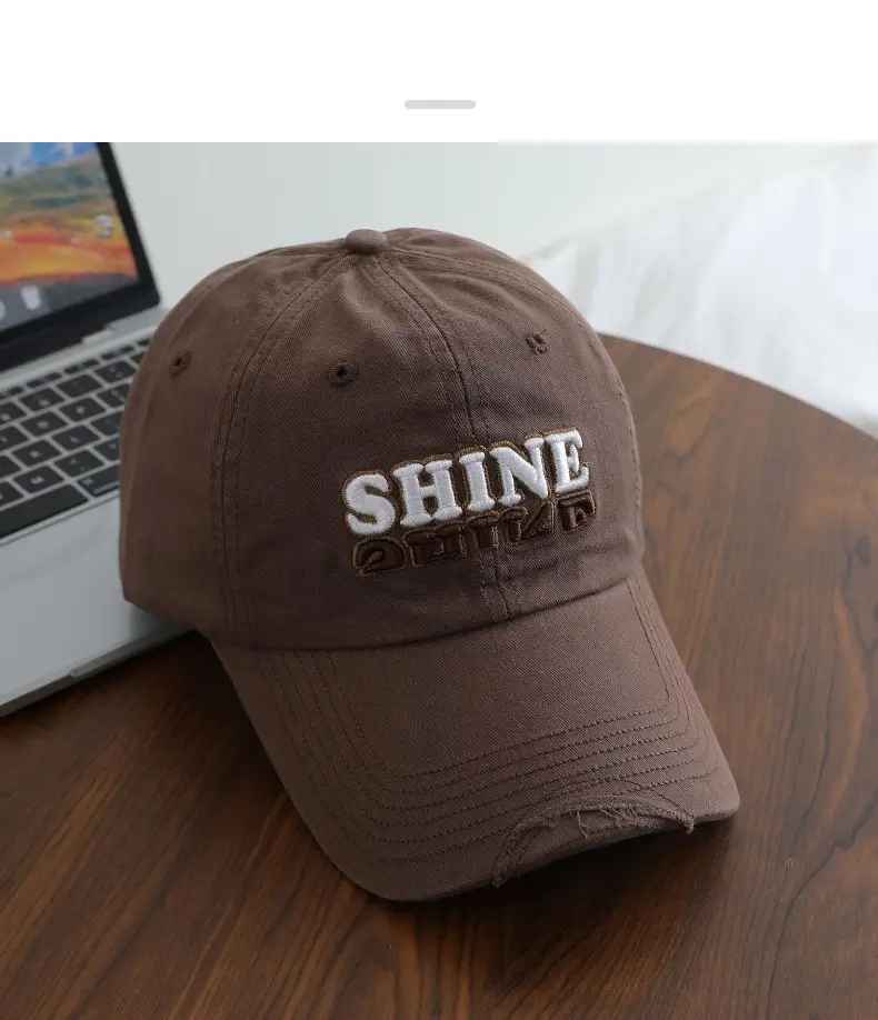 Men Retro Three-Dim Embroidered Sunshade Cap — feature 12